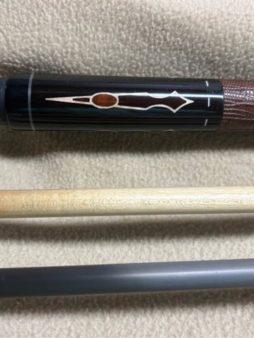 Jeff Prather Handmade Pool Cue - 4 point - ONE SHAFT OF CHOICE